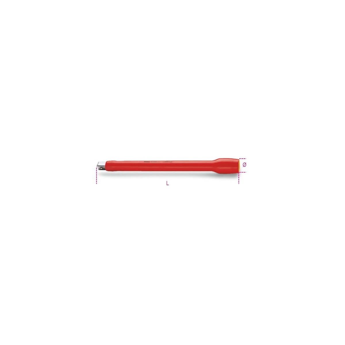Beta 12 Inch Square Drive Insulated Extension Bar 264 Mm - 920MQ22