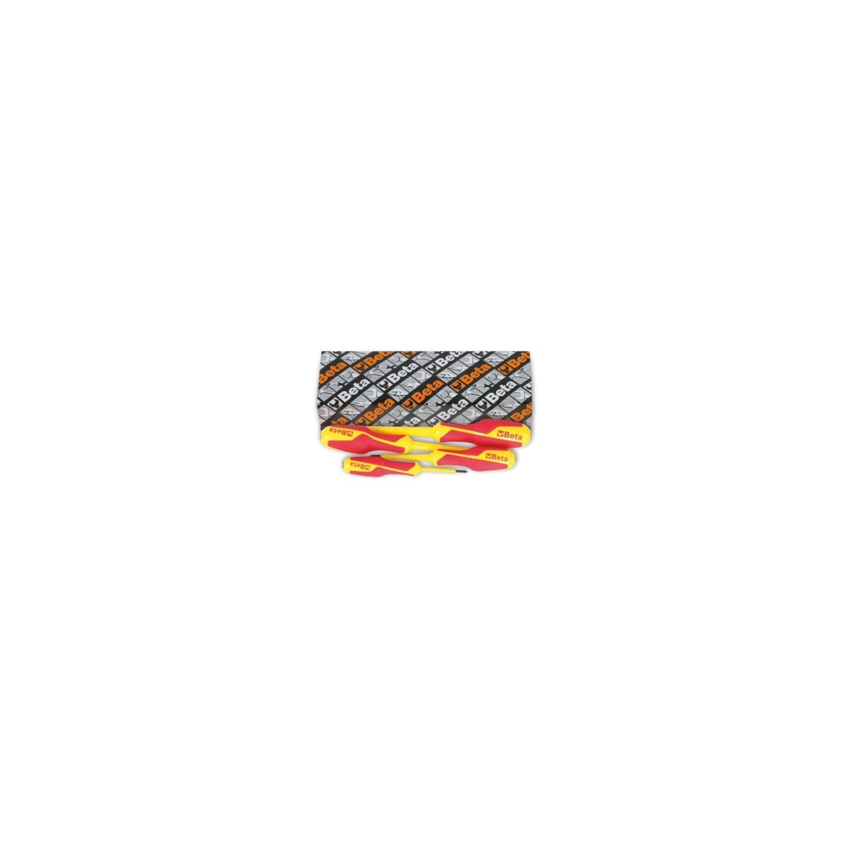 Beta 4-Piece Insulated Pozidriv Supadriv Screwdriver Set - 1279MQS - 1279MQS4