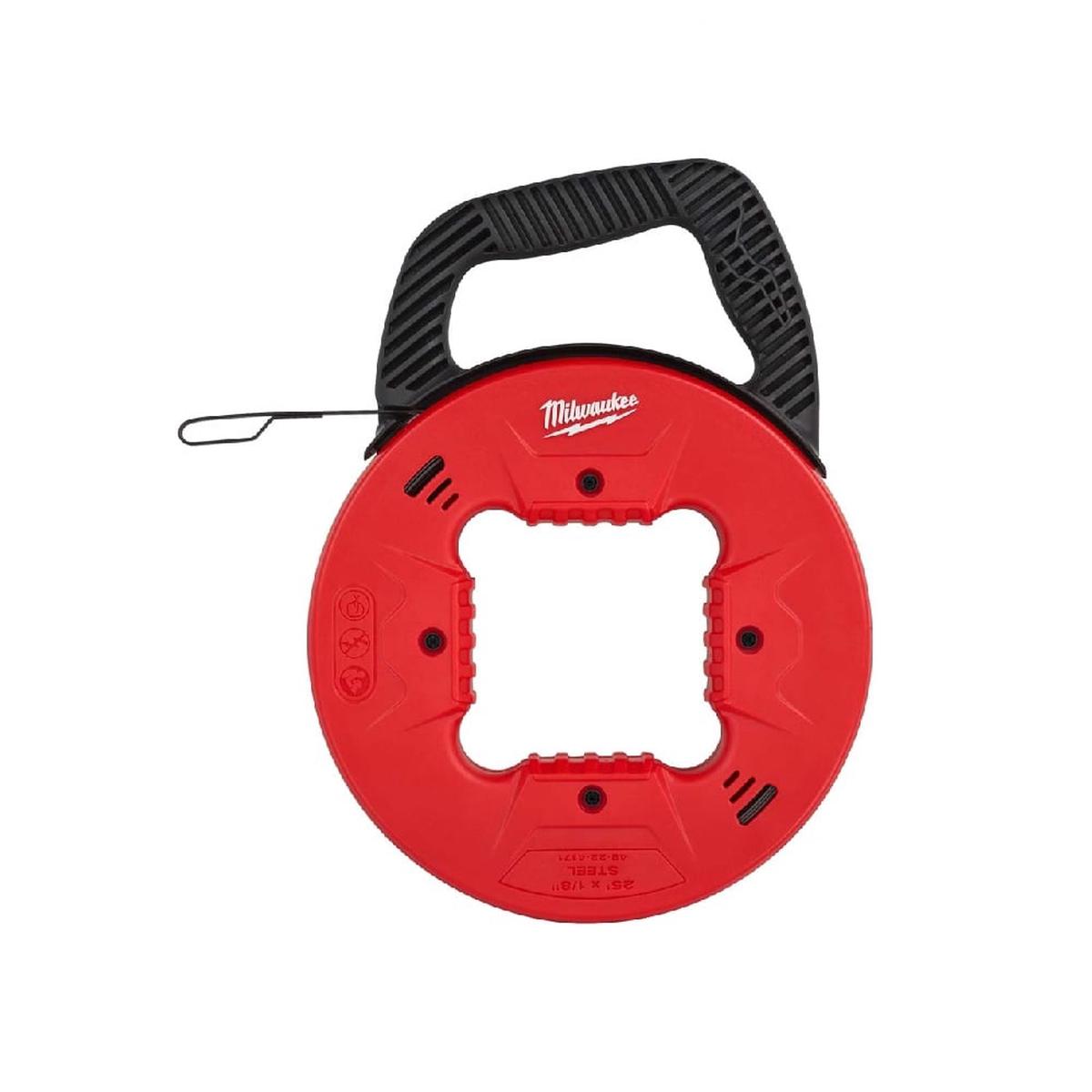 Milwaukee 75m or 15m Steel Fish Tape