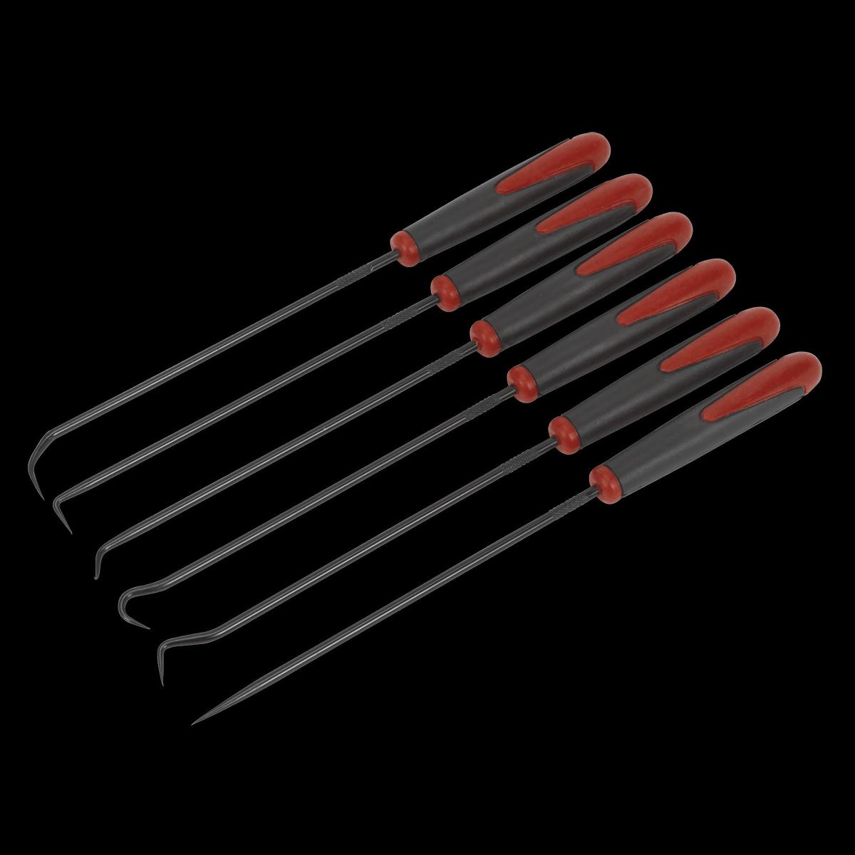 Sealey AK5215 6pc Extra-Long Pick Hook Set