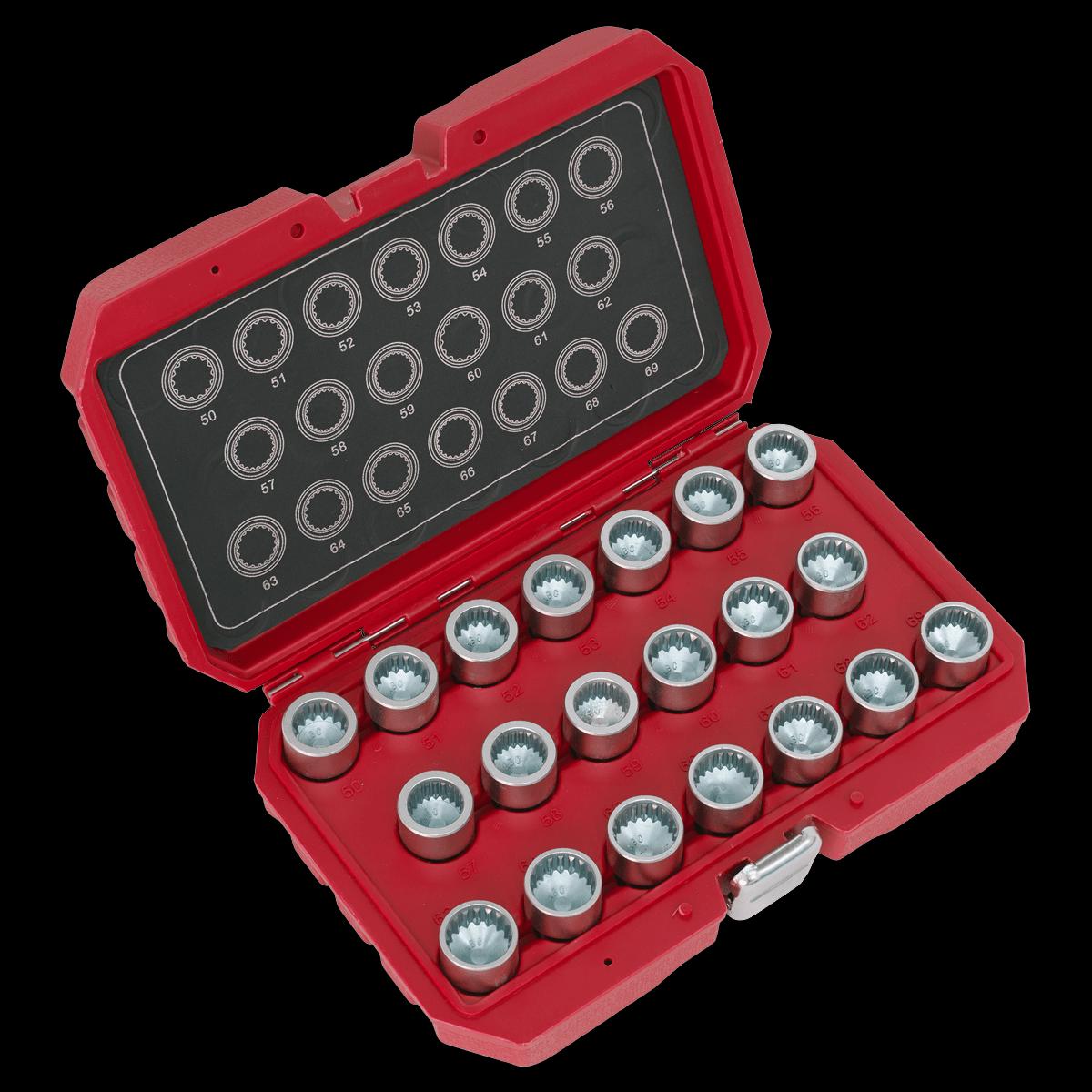 Sealey S Locking Wheel Nut Key Set 20pc – Porsche