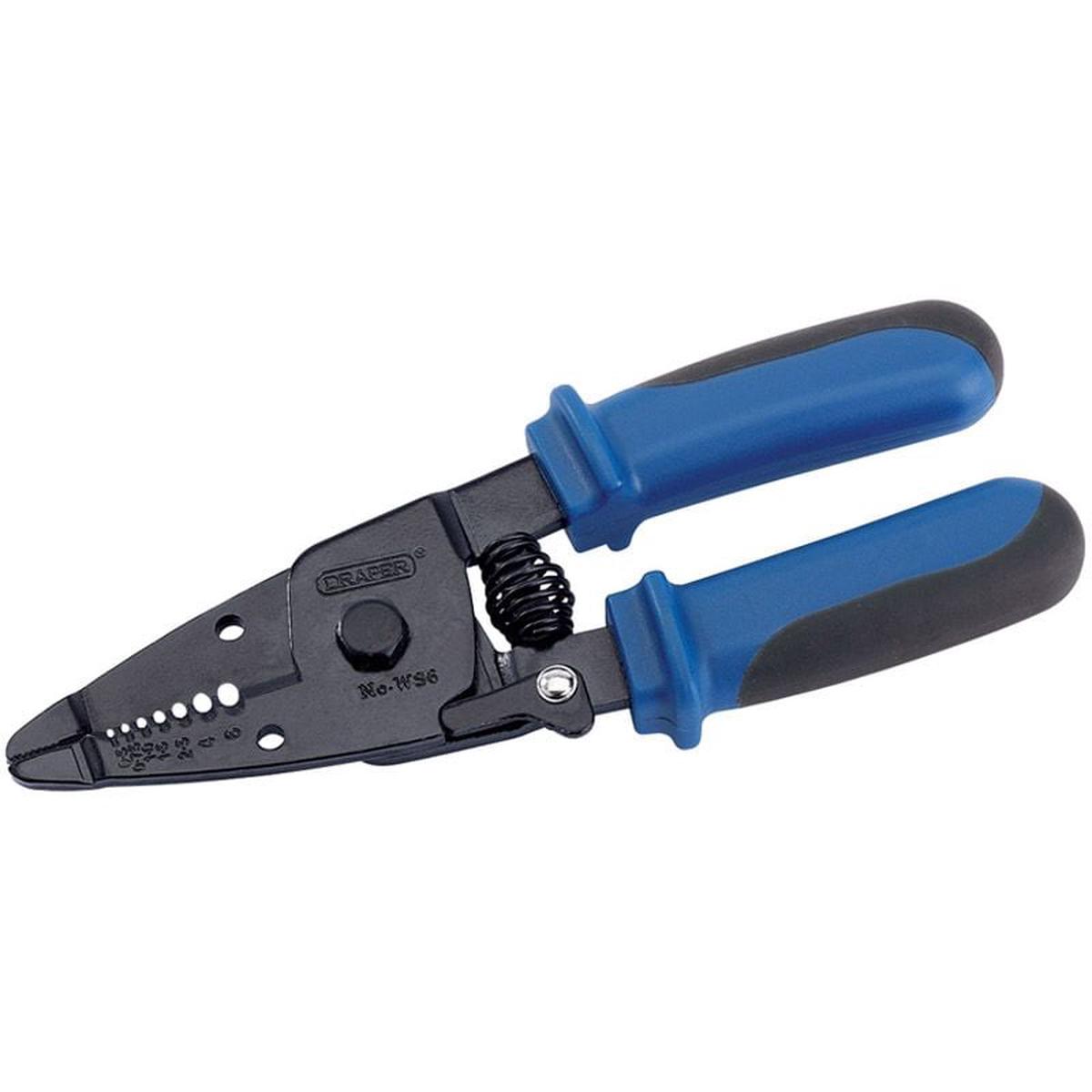 Draper WS6 Spring Loaded Wire Stripper 150mm – (19779)