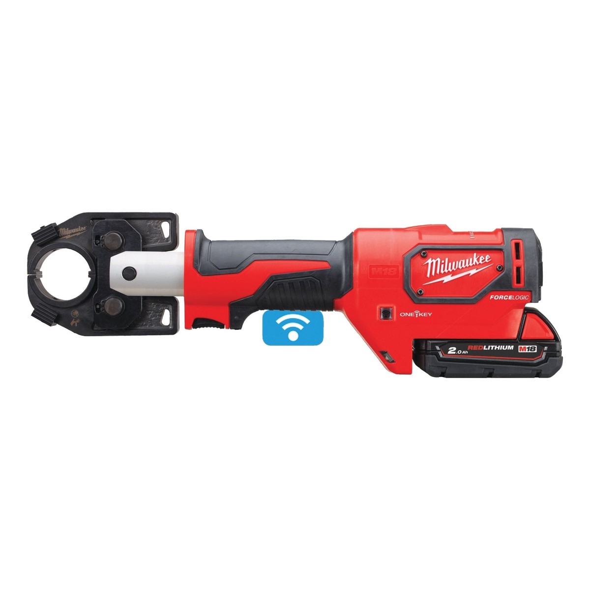 Milwaukee M18HCCT-201C 18v Force Logic Hydraulic 53KN Cable Crimper Kit