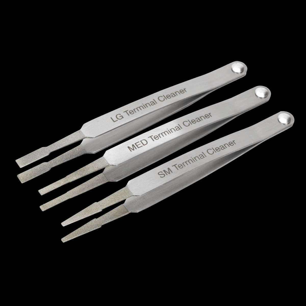 Sealey VS9202 Terminal Cleaner Set 3pc – Diamond Grip