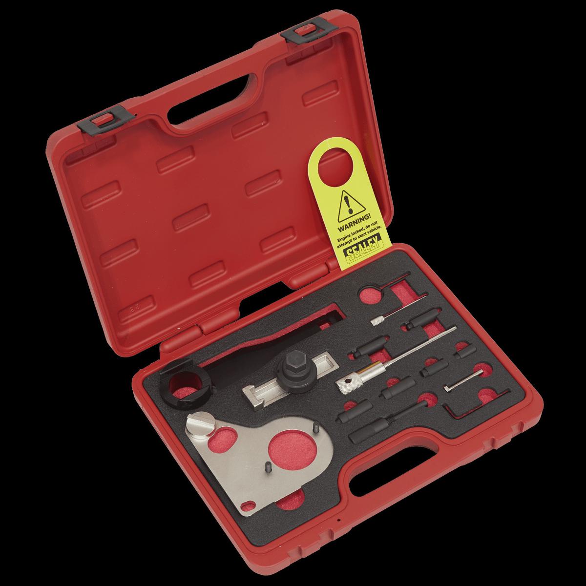 Sealey VSE5086A Diesel Engine Timing Tool Kit – for Renault Mercedes Nissan GM 16D 20 23 dCiCDTi – Chain Drive