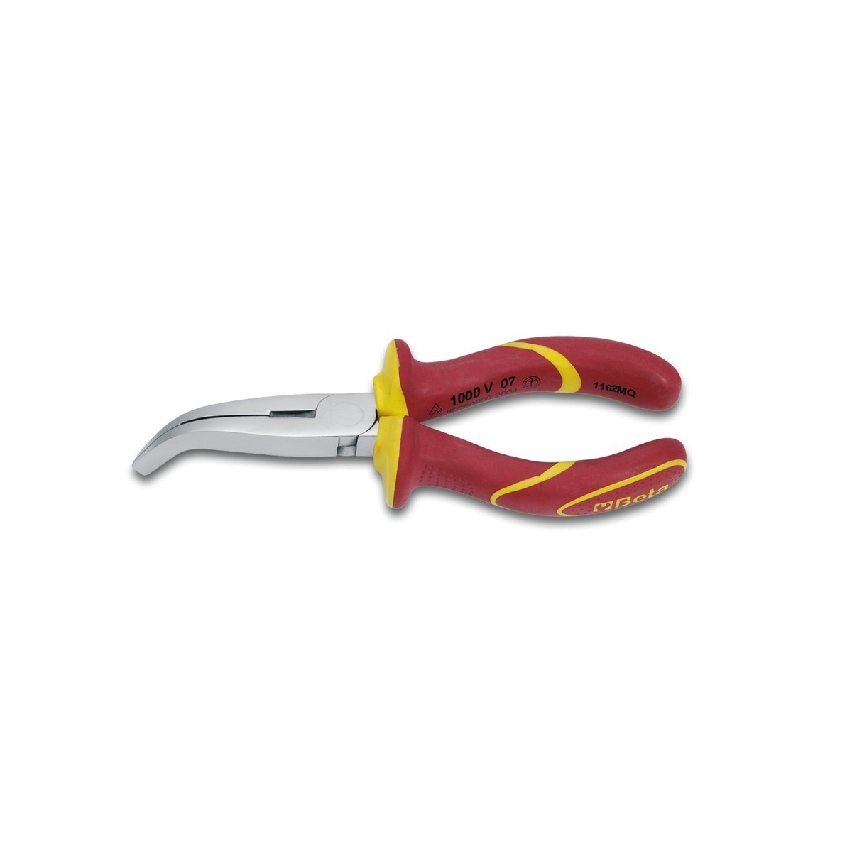 Beta Extra-Long Bent Flat Nose Pliers - 1164MQ 160