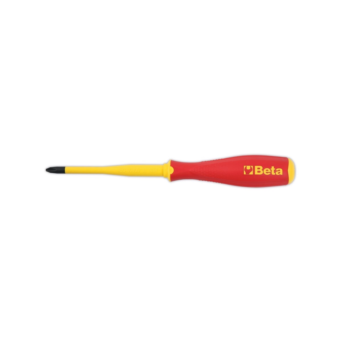 Beta Slim Insulated Phillips Screwdriver Ph2 2X6X100 Mm – 1232MQF – 1232MQF/PH2