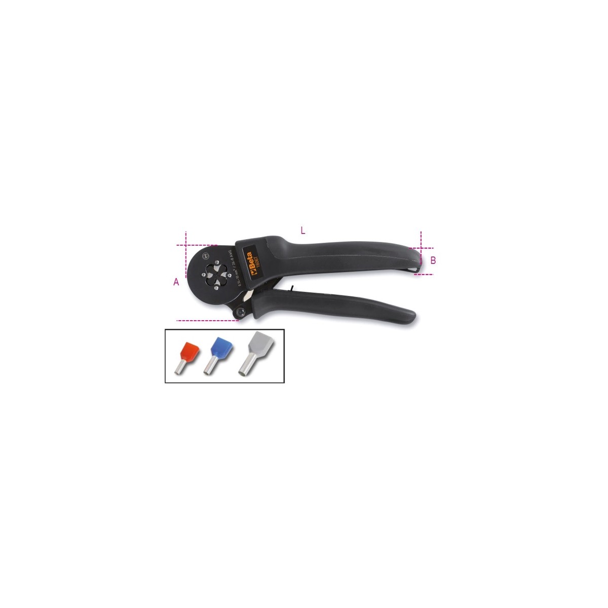 Bmgroup Crimping Pliers For Tubular Terminals 0.1-10 Mm – 1606T
