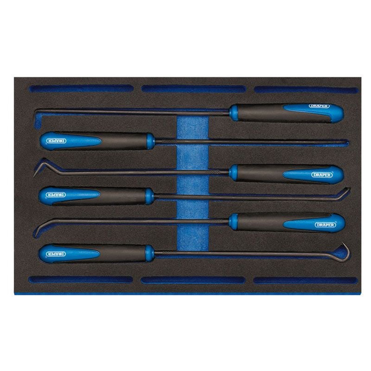Draper IT-EVA23 Long Reach Hook and Pick Set in 14 Drawer EVA Insert Tray (6 Piece) – (63494)