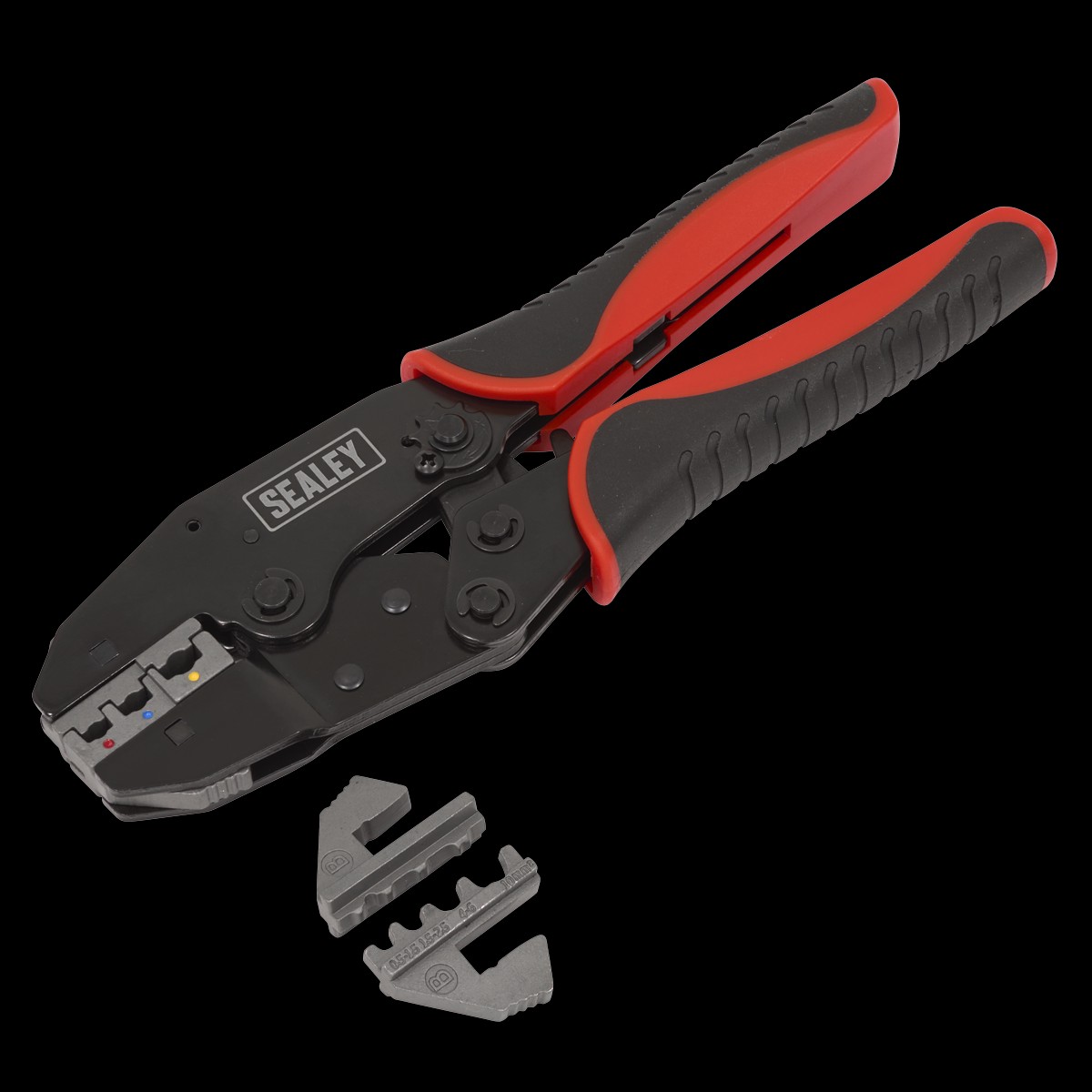 Sealey AK3857 Ratchet Crimping Tool Interchangeable Jaws