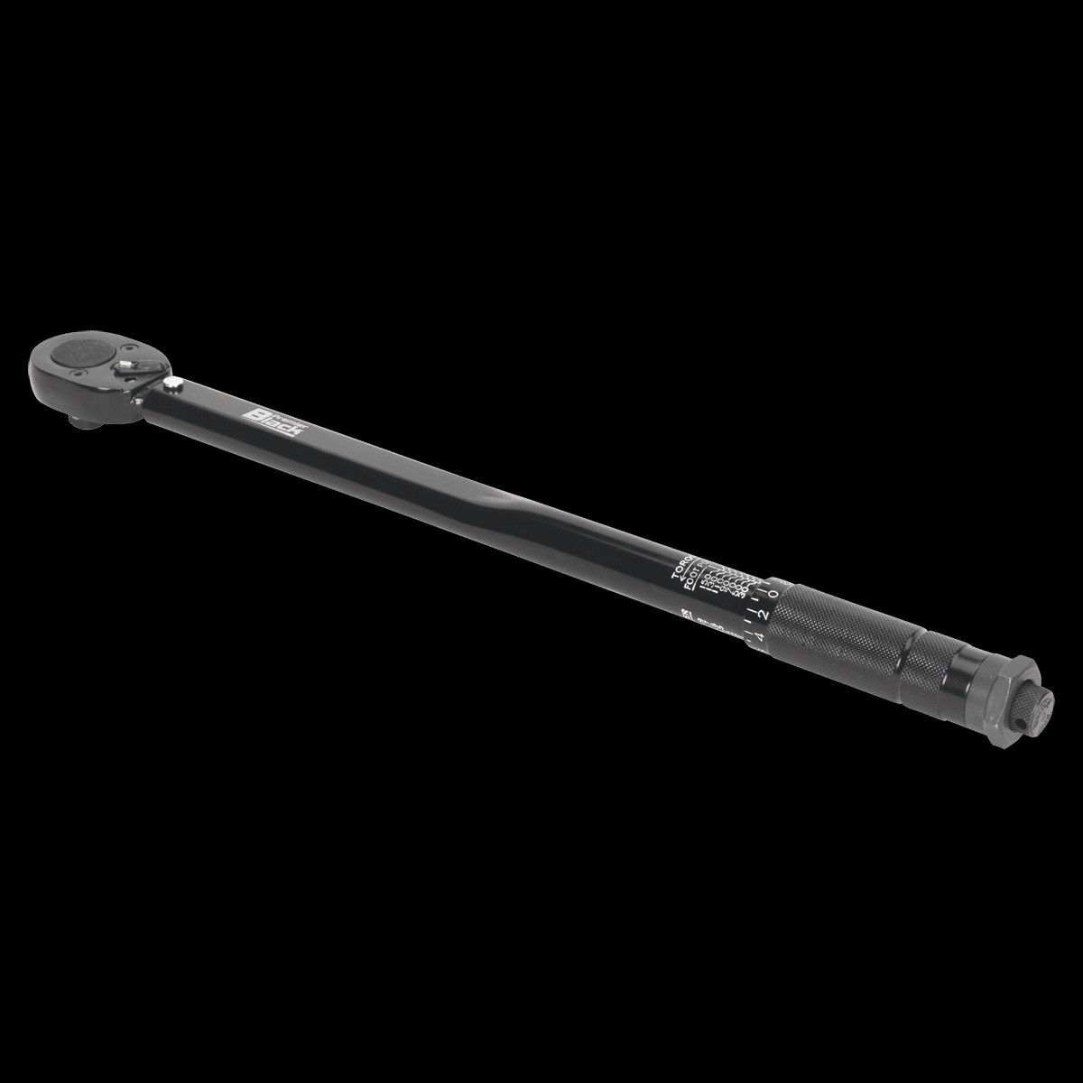 Sealey AK624B Micrometer Torque Wrench 12Sq Drive Calibrated Black Series
