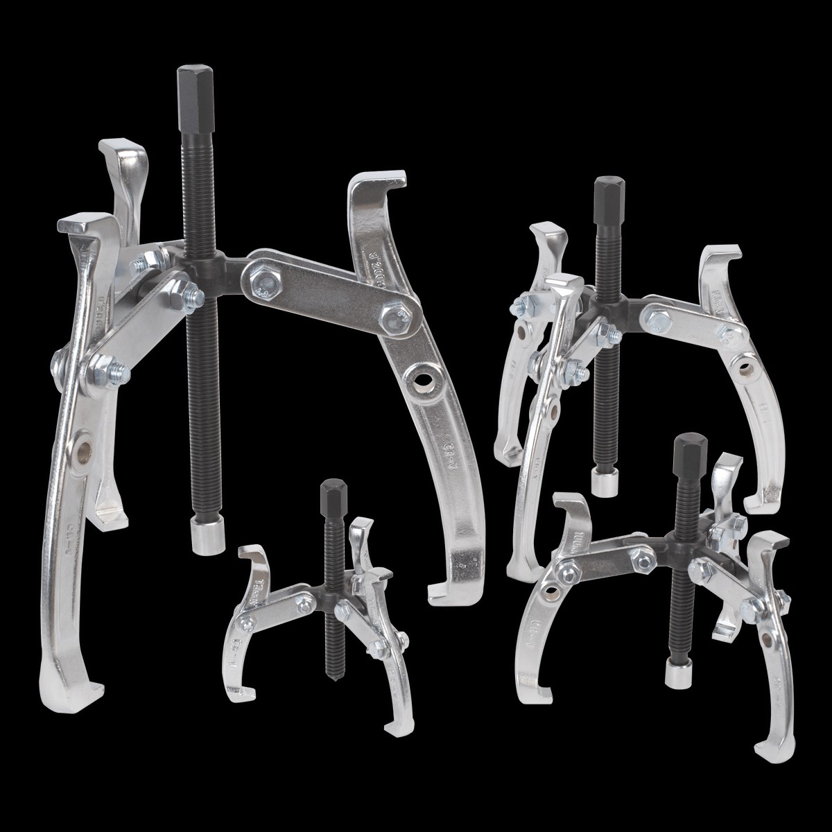 Sealey AK79 Reversible Triple Leg Puller Set 4pc