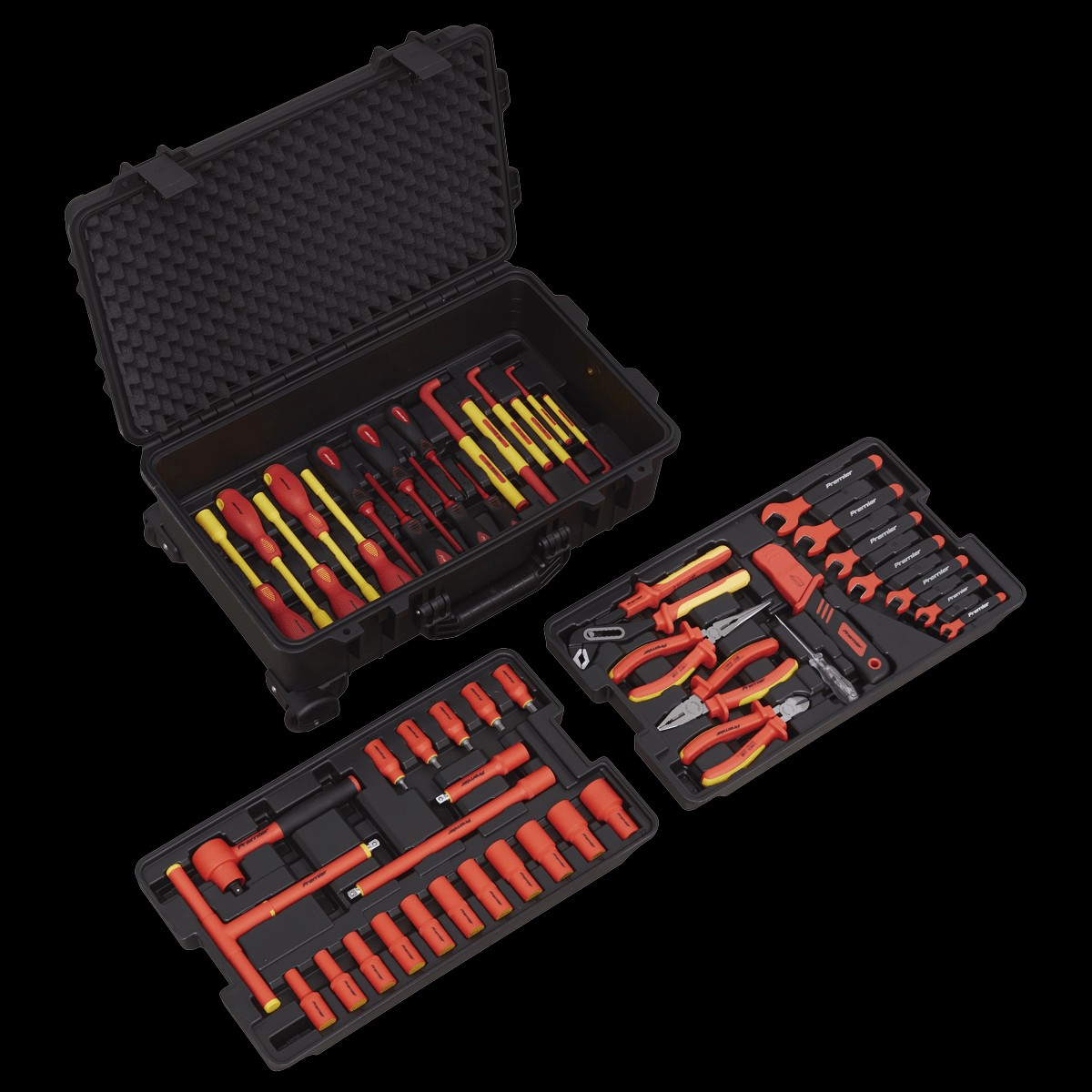 Sealey AK7938 1000V Insulated Tool Kit 3/8″Sq Drive 50pc