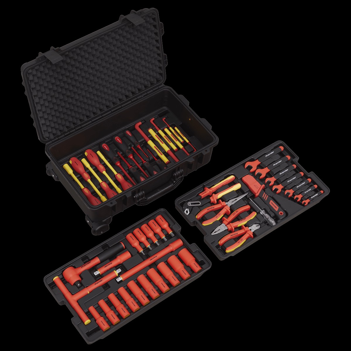 Sealey AK7939 1000V Insulated Tool Kit 1/2″Sq Drive 49pc