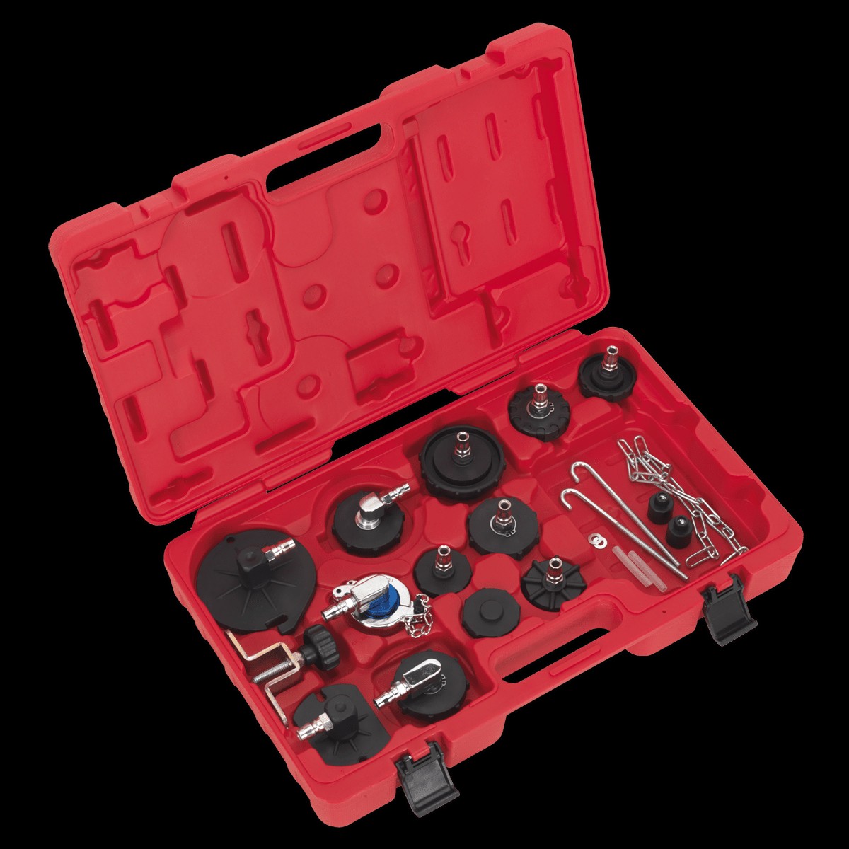 Sealey VS0204B Brake Clutch Bleeder Cap Set