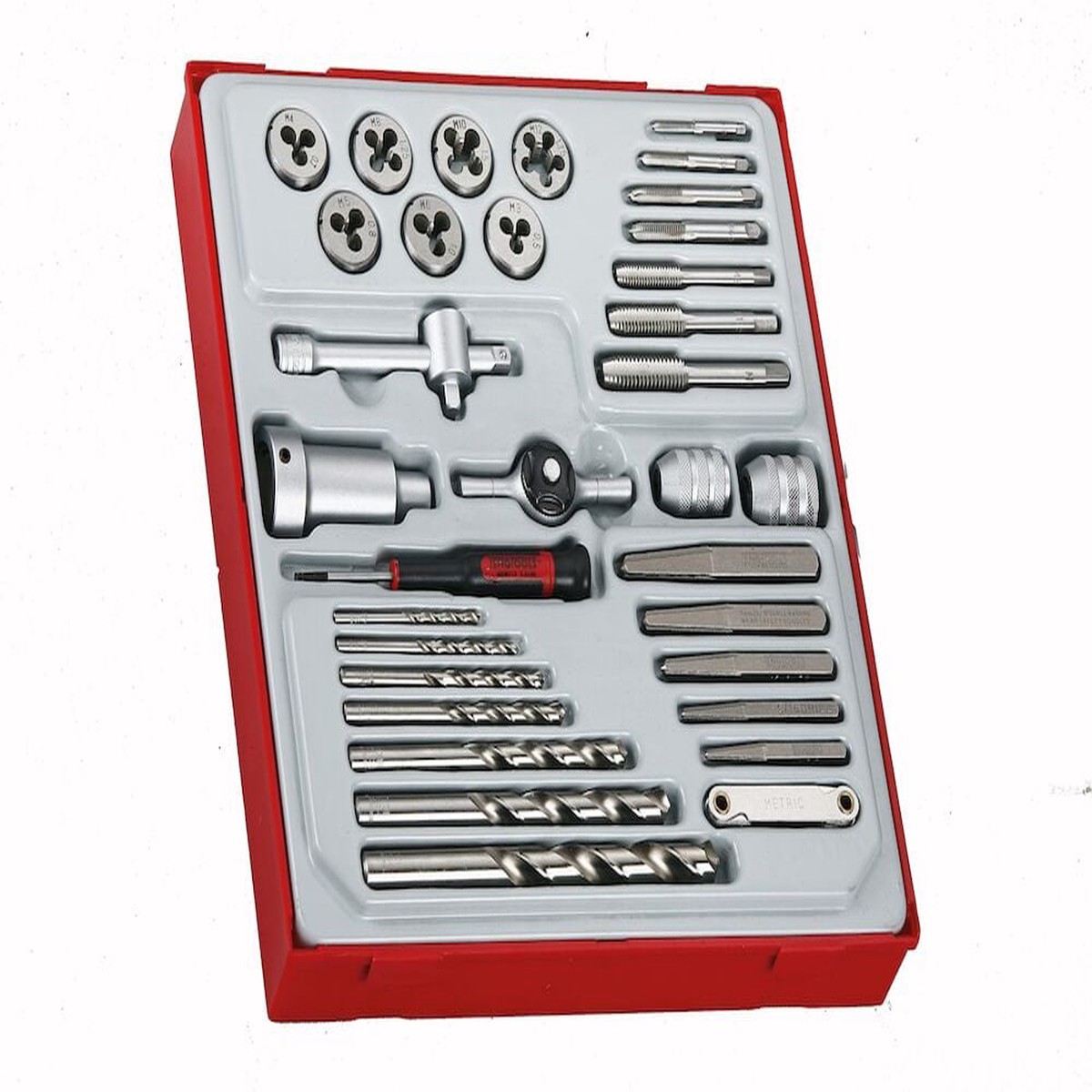 Teng Tap and Die Set TT2 34 Pieces - TTDTD34