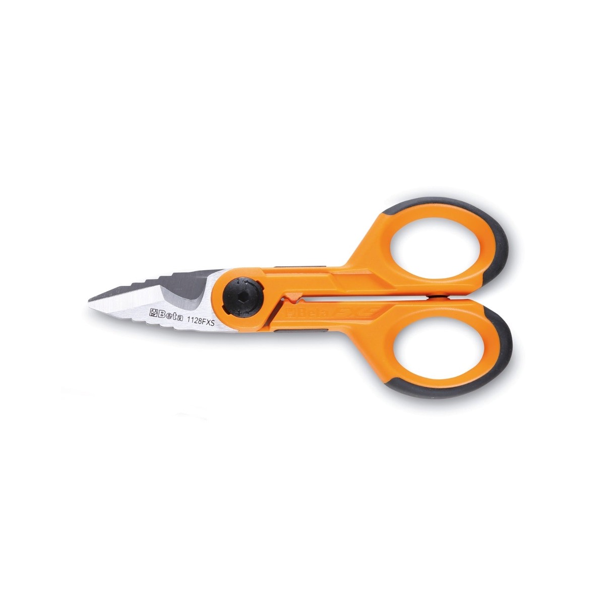 Beta Electricians Scissors With Countersink And Cable Cutter 50 Mm - 1128FXS