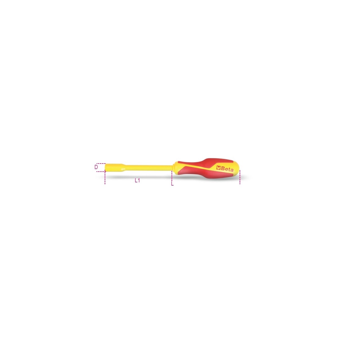 Beta Insulated Hexagon Nut Spinner With Handle - 943MQ 5,5