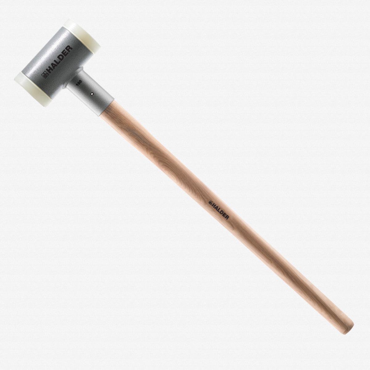 Halder Supercraft Dead Blow Non-Rebounding Light Duty Sledge Hammer with Nylon Face Inserts and Steel Housing 315 12699 oz