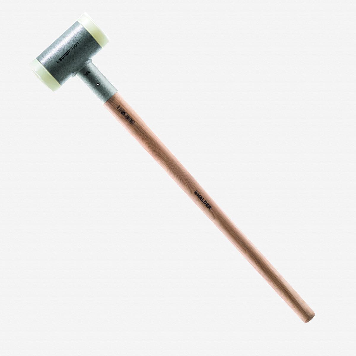Halder Supercraft Dead Blow Non-Rebounding Sledgehammer with Nylon Face Inserts and Steel Housing 394 24868 oz