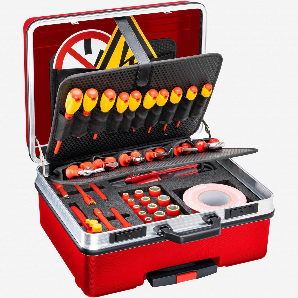 Hazet 15052 Hybrid and Electric Vehicle High-voltage Tool Set 52 Pieces