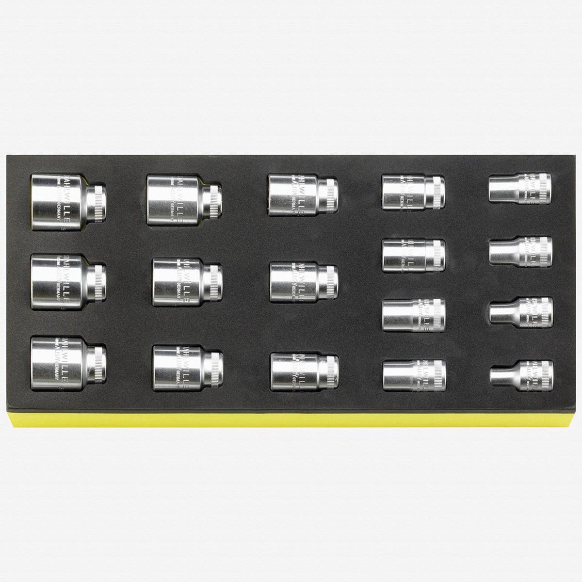 Stahlwille TCS 50a17 12 SAE Sockets in TCS Inlay 17 Pieces