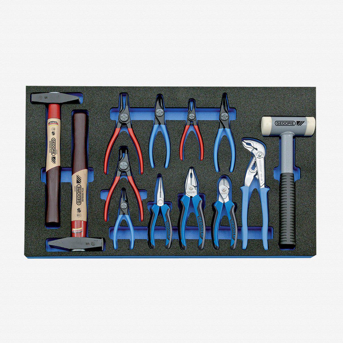 Gedore 2005 CT4-8000 Pliers and Hammer Set in 44 CT Tool Module 13 pieces