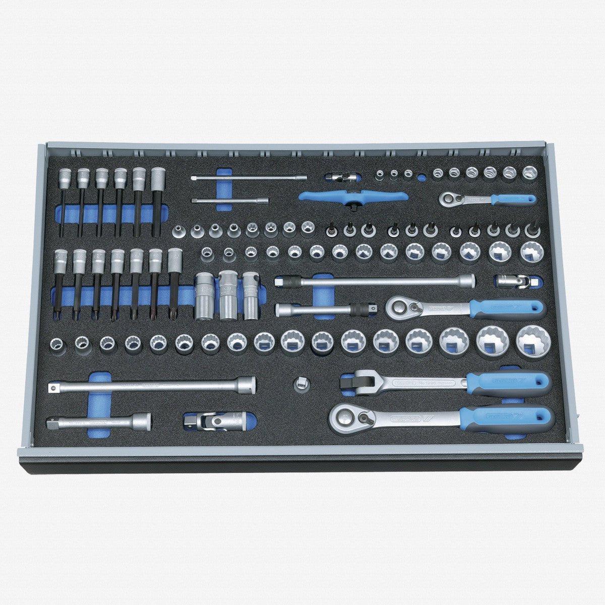 Gedore 2005 CT4-U-20 14-38-12 Metric Socket Set in 44 CT Tool Module 91 pieces