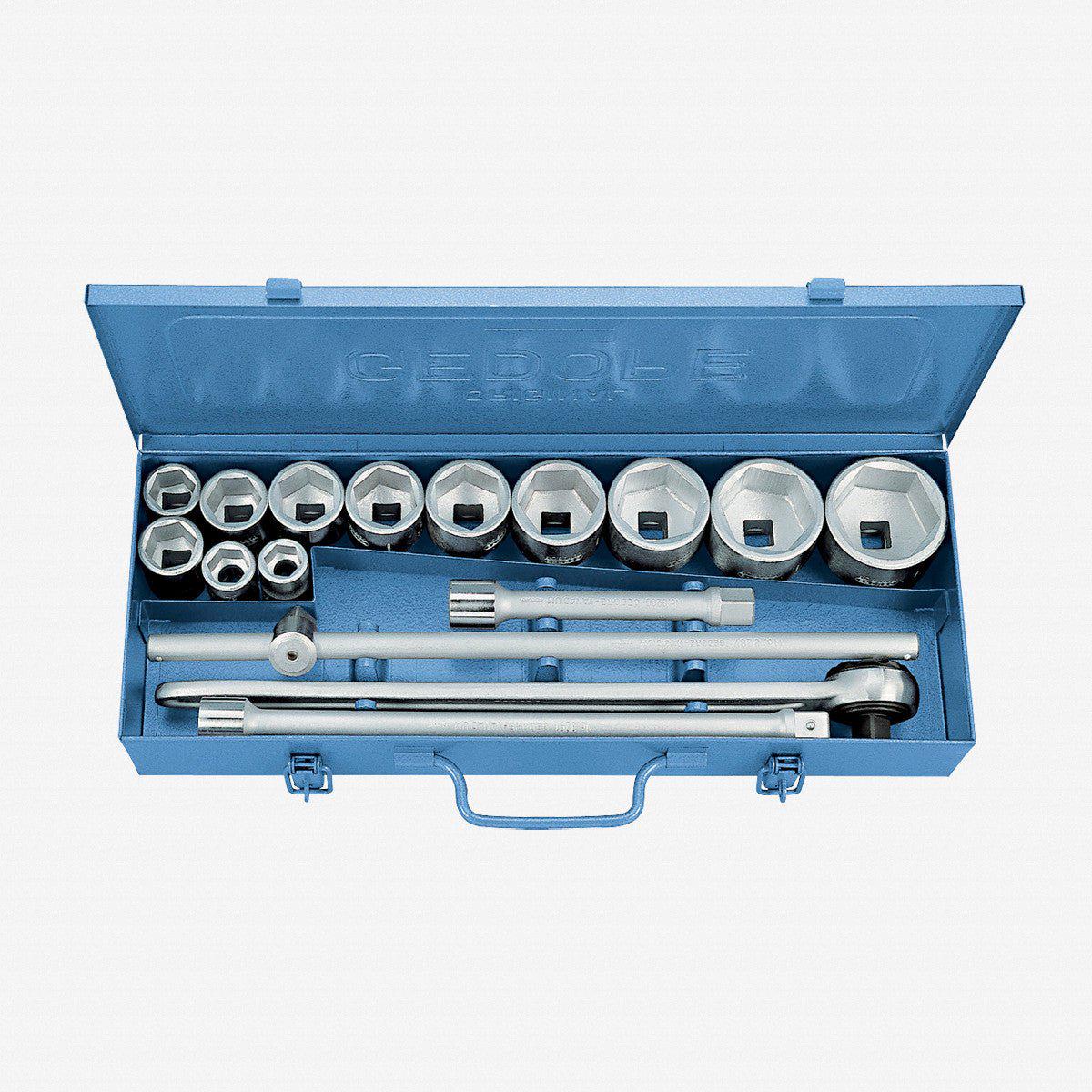Gedore 32 FMZ Socket set 34 16 pcs hex 22-60 mm