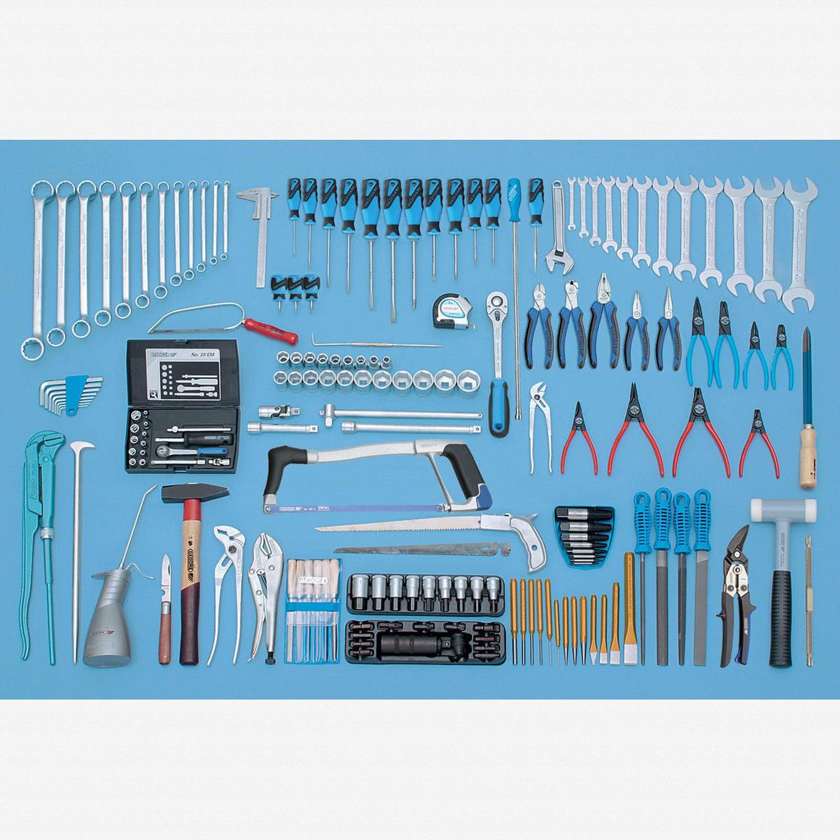 Gedore S 1007 Mechanics tool assortment 180 pcs