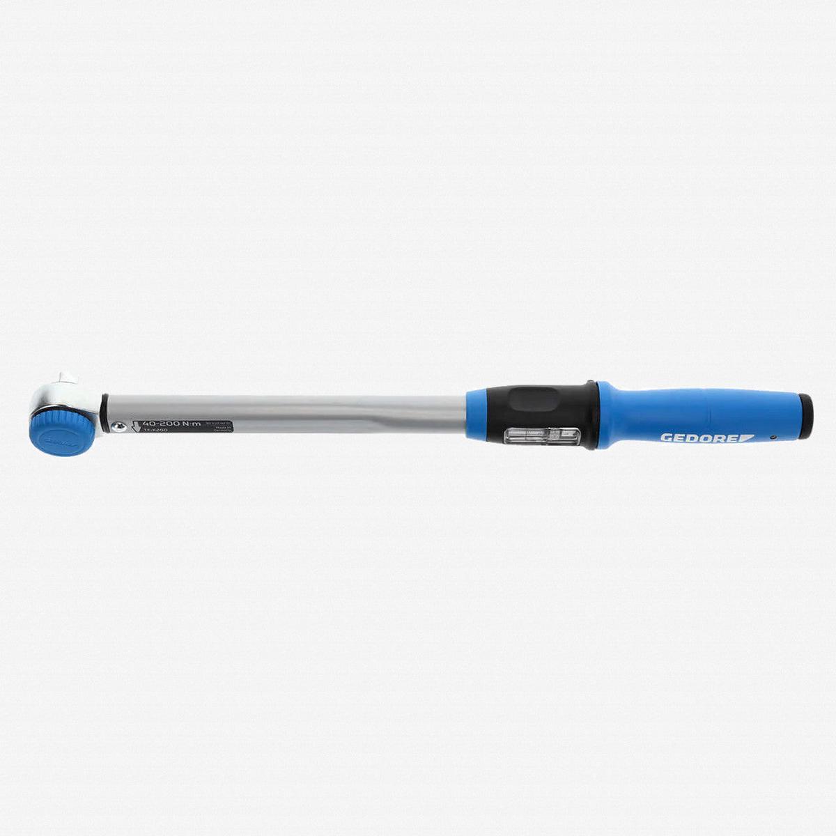 Gedore TF-K200 Torcofix K Ratcheting Torque Wrench 12 Drive 40 – 200 Nm