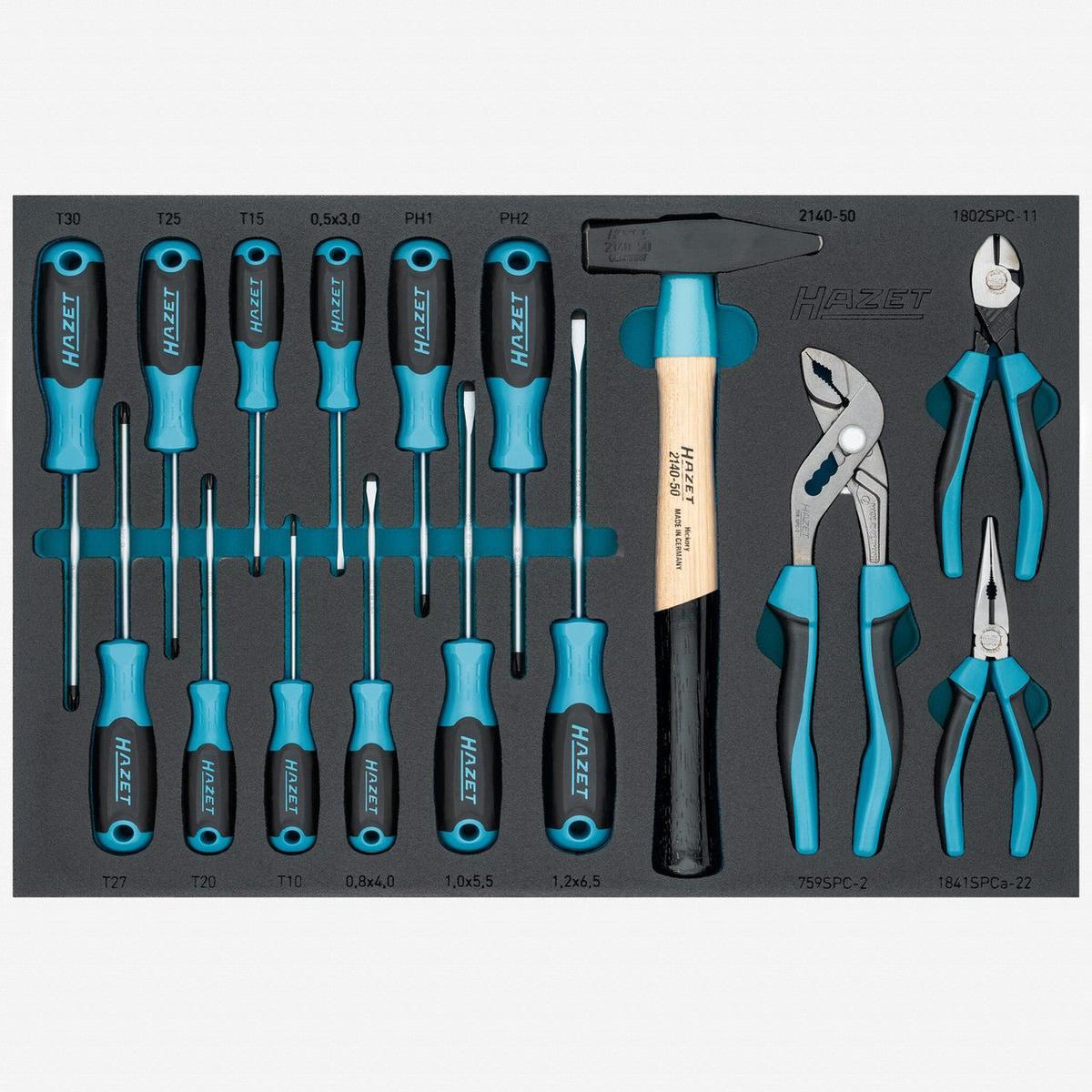 Hazet 163-33016N Screwdriver and Pliers Set 16 Pieces