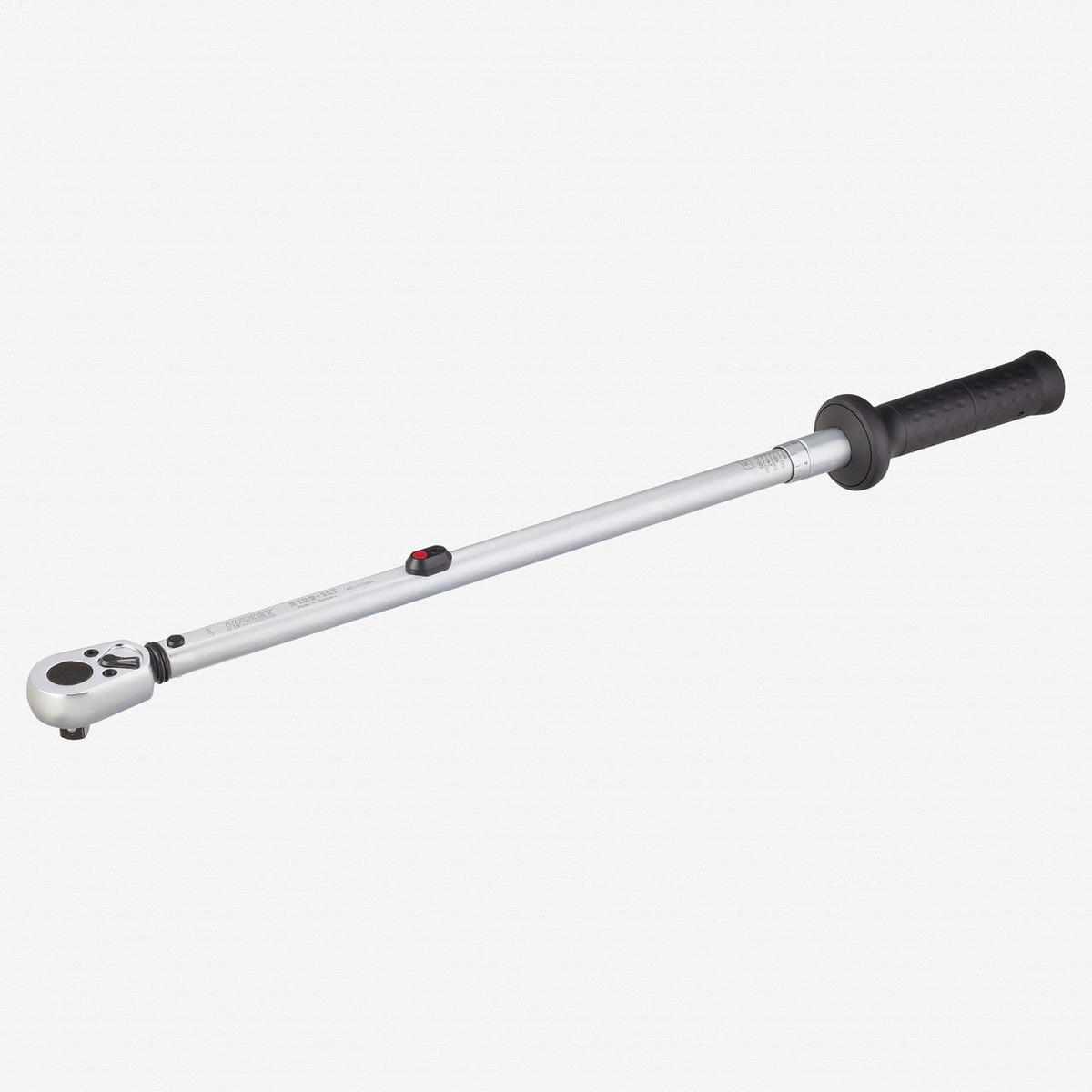 Hazet 6123-1CTCAL Torque Wrench DAkkS-certified 12 Drive 60-320 Nm with HiPer Reversible Ratchet