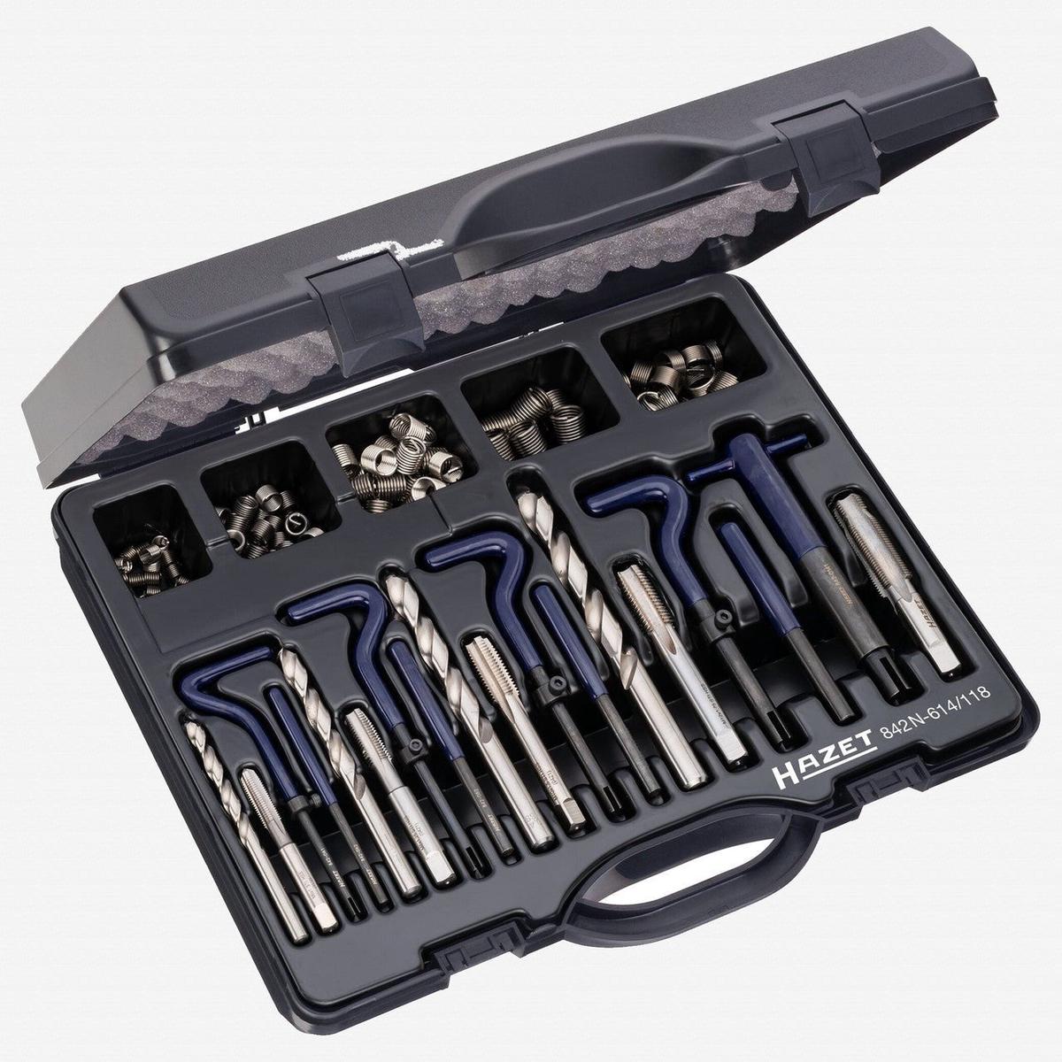 Hazet 842N-614118 Thread Repair Tool Set M6 – M14 118 Pieces
