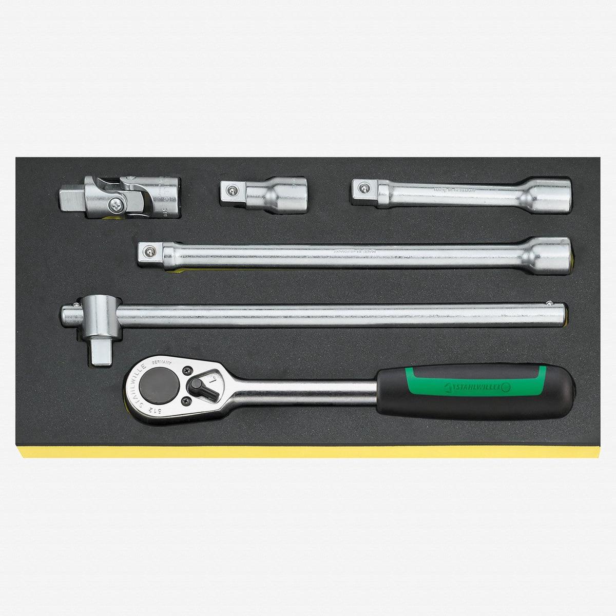 Stahlwille TCS 12-5126 12 Ratchet and Accessories in TCS Inlay