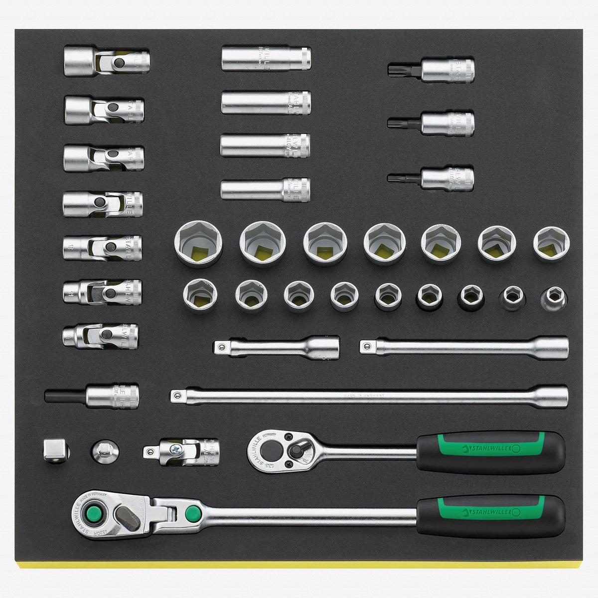 Stahlwille TCS 456318 38 Metric Socket Set in TCS Inlay 39 Pieces
