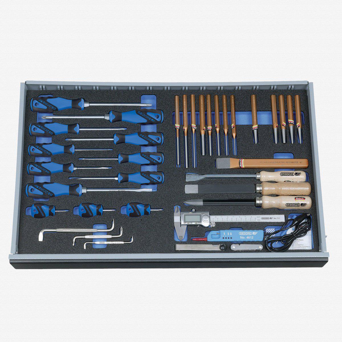 Gedore 2005 CT4-2160-119 Screwdriver and Striking Tool Set in 44 CT Tool Module 37 pieces