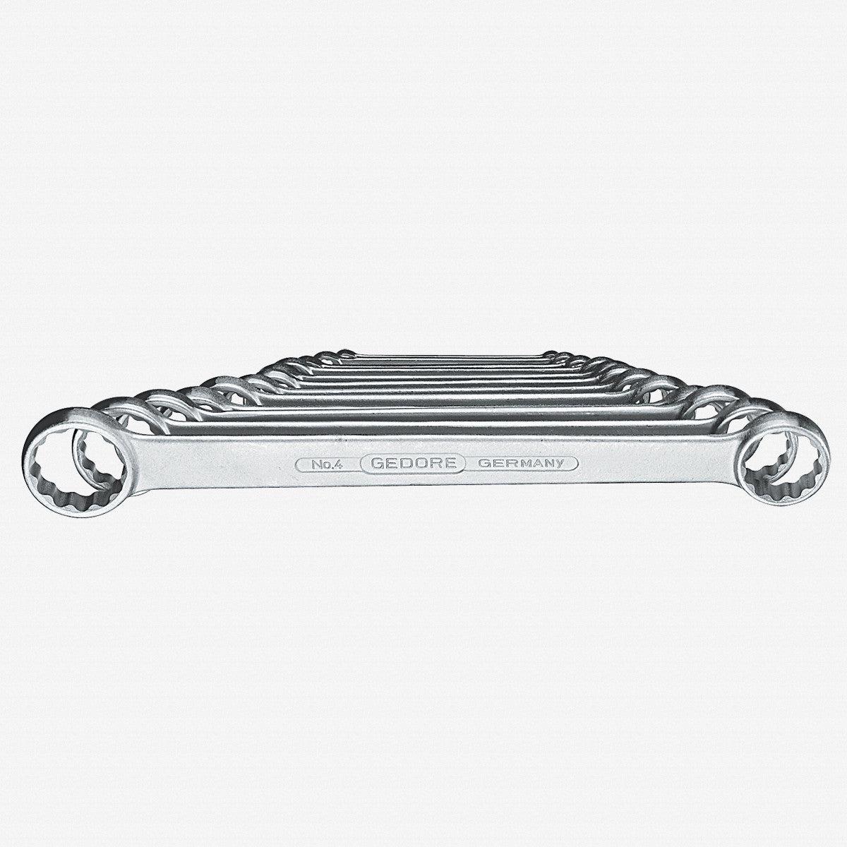 Gedore 4-120 Flat ring spanner set 12 pcs 6-32 mm