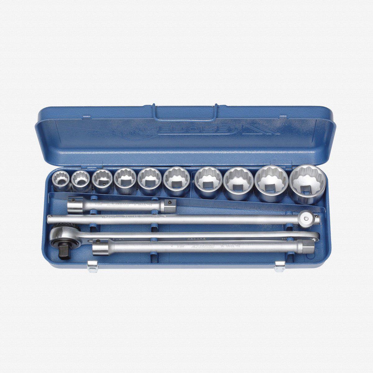 Gedore D 32 EMU-2 Socket set 34 14 pcs UD 22-50 mm