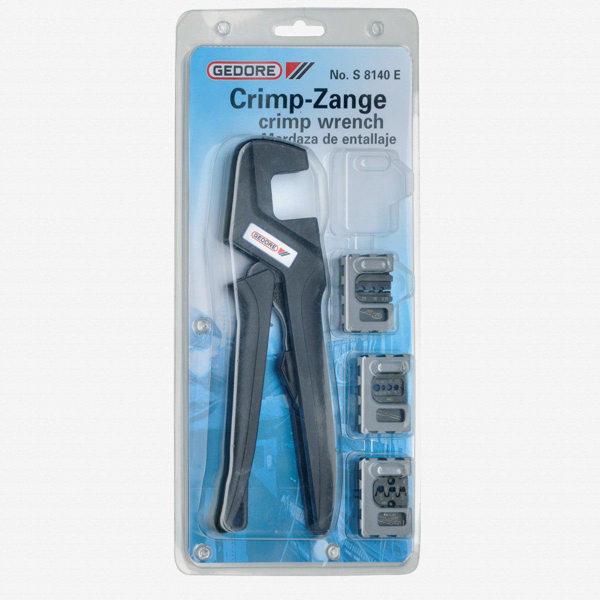 Gedore S 8140 J Crimping pliers set INDUSTRIAL