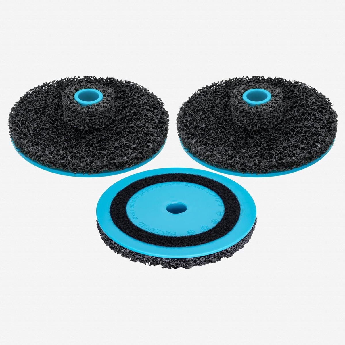 Hazet 4960F-01603 Replacement Grinding Wheels for Rim Flange Cleaner 3 Pieces