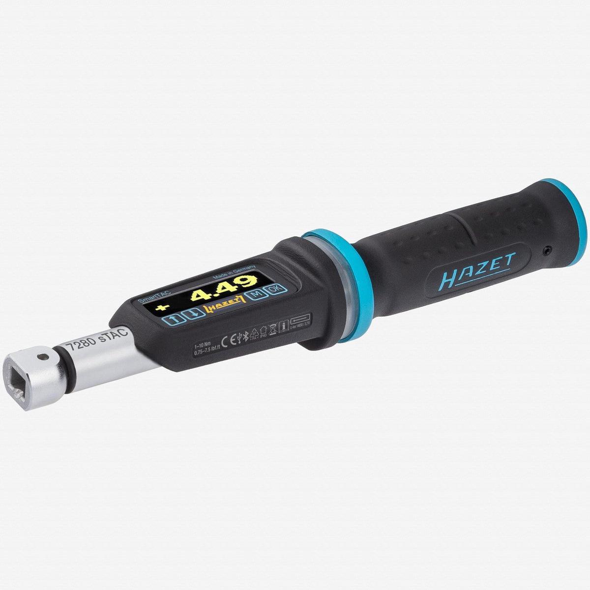 Hazet 7280-5STAC Electronic Torque Wrench with Angle Gauge 9 x 12mm 1 – 10Nm