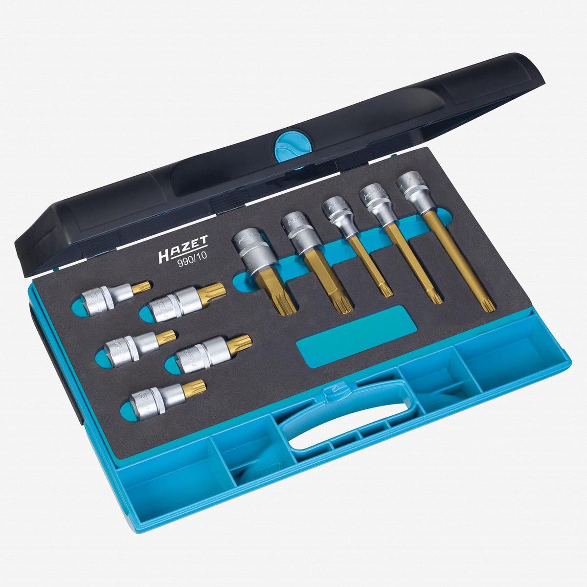 Hazet 99010 10 Pc XZN Socket Set 12