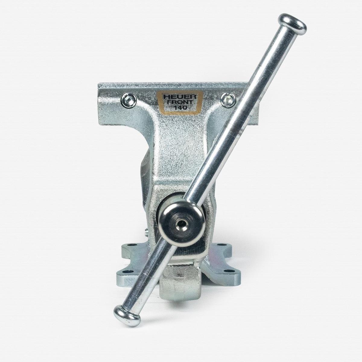 Heuer Bench Vise Size 140 with Replaceable Jaws Completely Galvanized