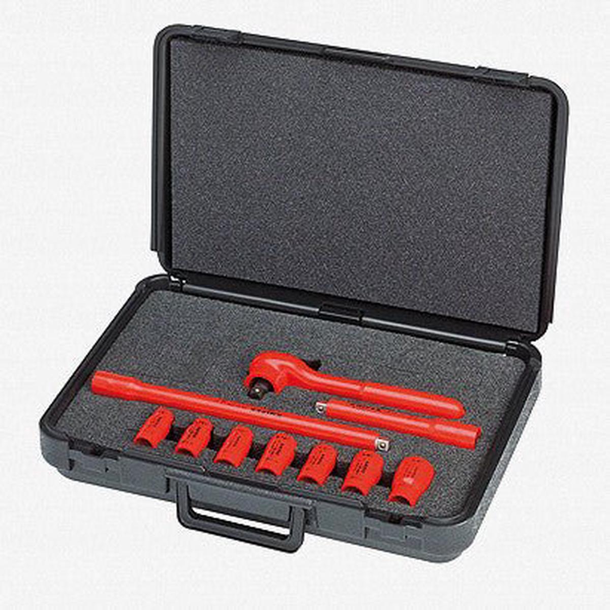 Knipex 10 Piece Metric Insulated 38 Socket Set