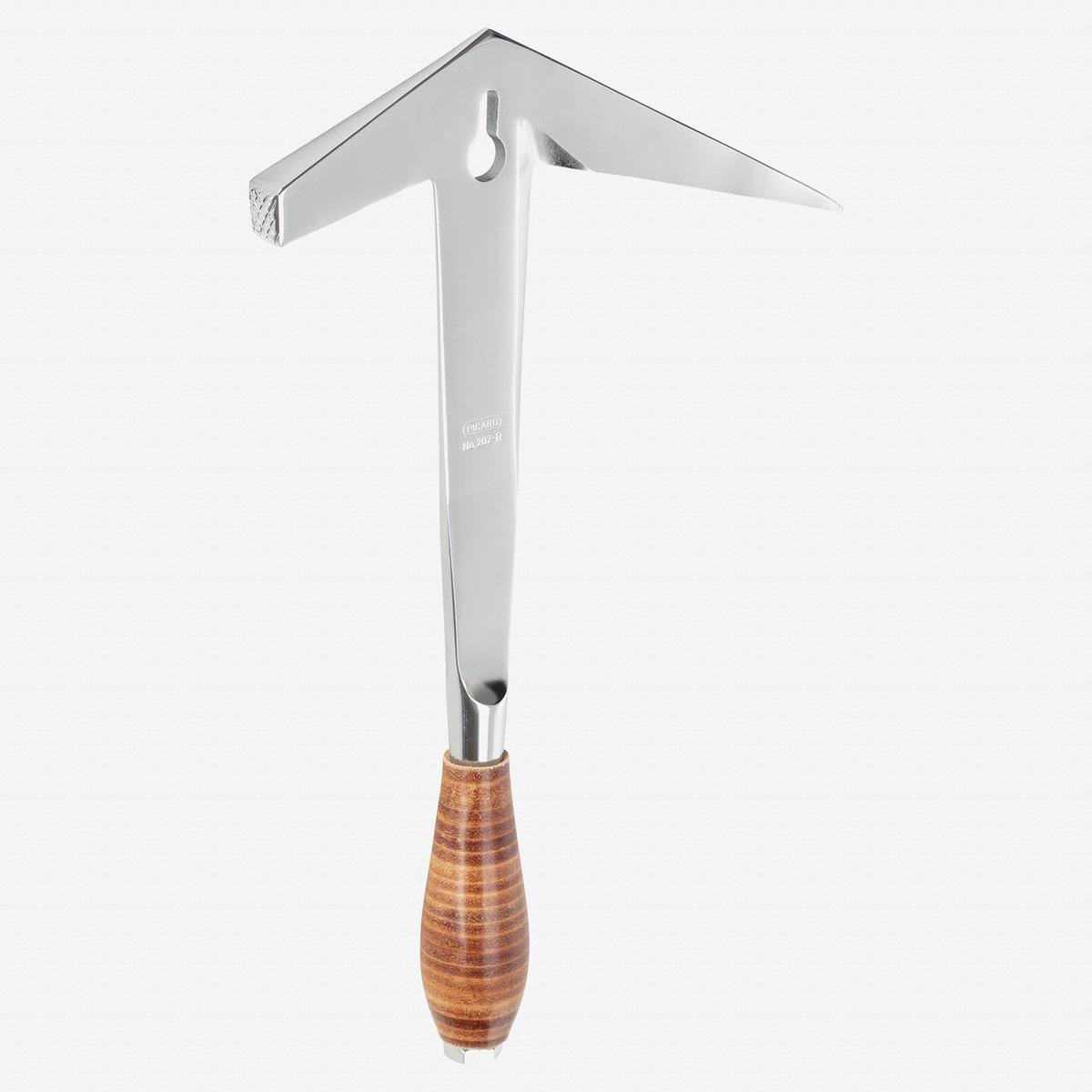 Picard 207 Right-Handed Slate Tilers Hammer with Steel Handle Chromium Plated 700g