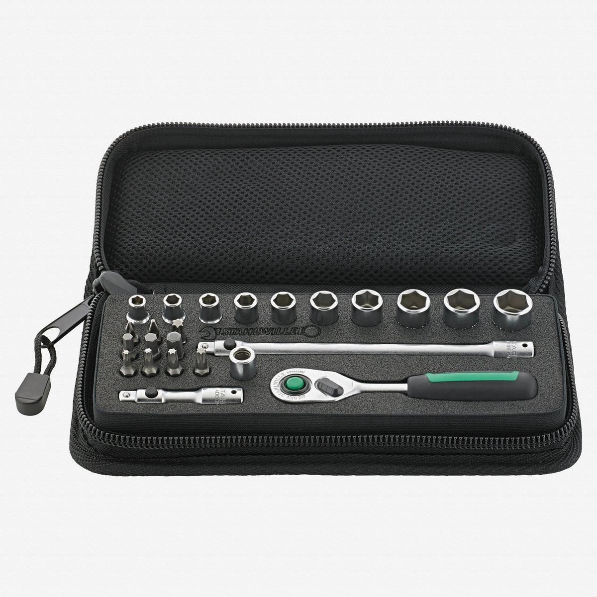 Stahlwille 40204 SCI Socket Set 14 Drive Metric 24 Pieces