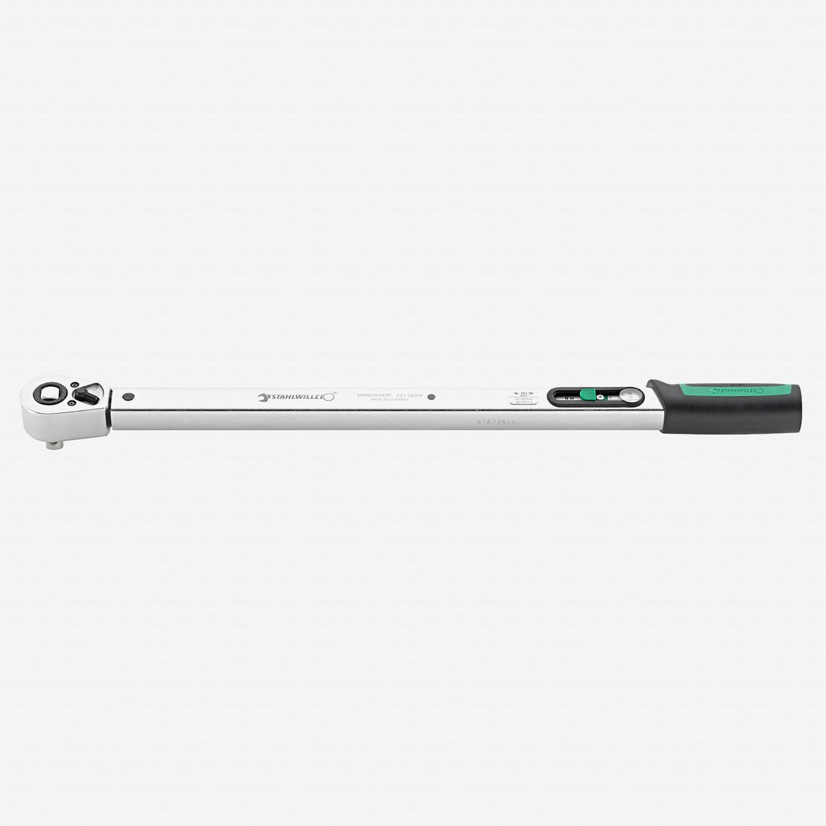 Stahlwille 721 Quick Standard MANOSKOP Torque Wrench Size 30 12 Drive 60-300 Nm