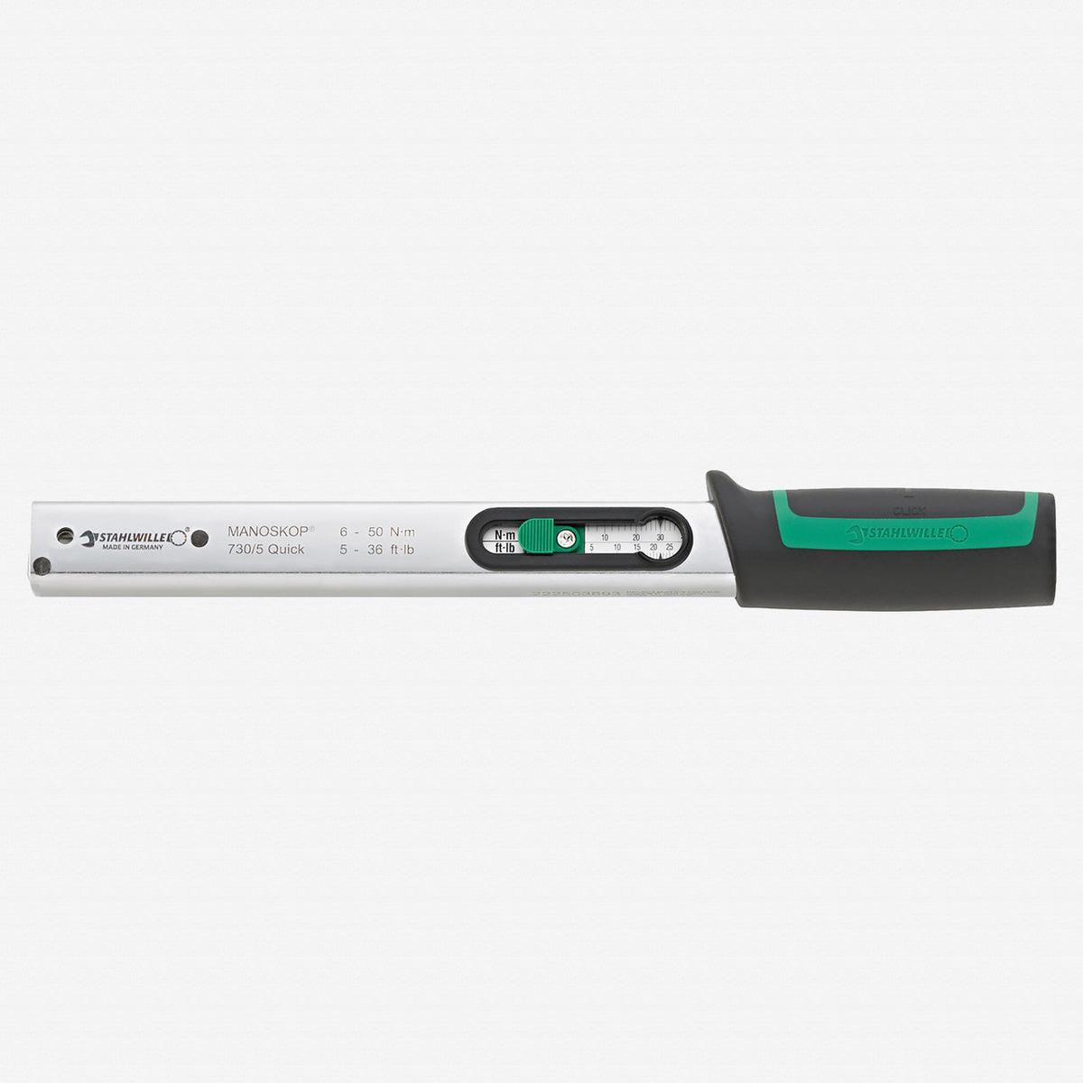 Stahlwille 730 Quick Basic Torque Wrench Size 5 6-50 Nm 9 x 12mm