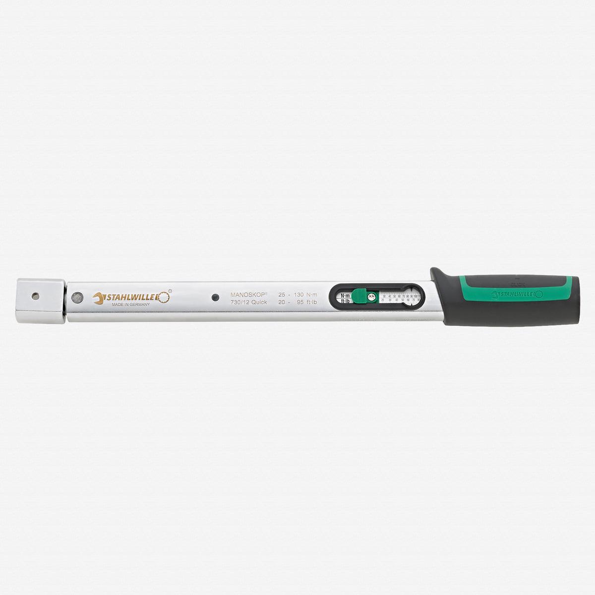 Stahlwille 730 Quick Basic Wrench Size a12 25-130 Nm 14×18 mm